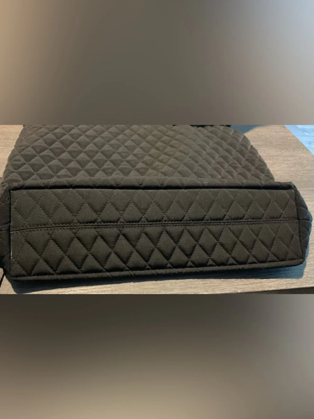 Vera Bradley Black Quilted 4 piece BUNDLE - Good Used Condition MSRP: $350+ - Picture 11 of 16